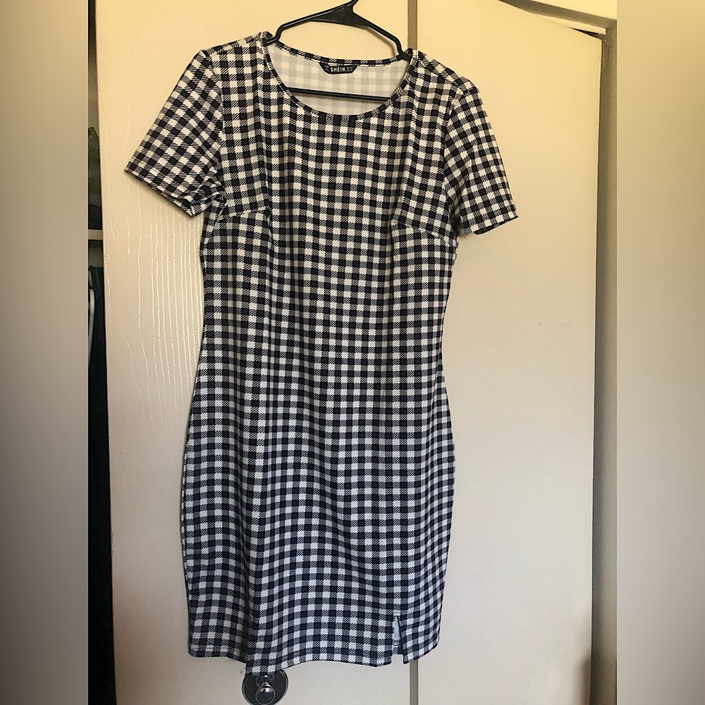 Shein. Black and white dress. Never been worn.